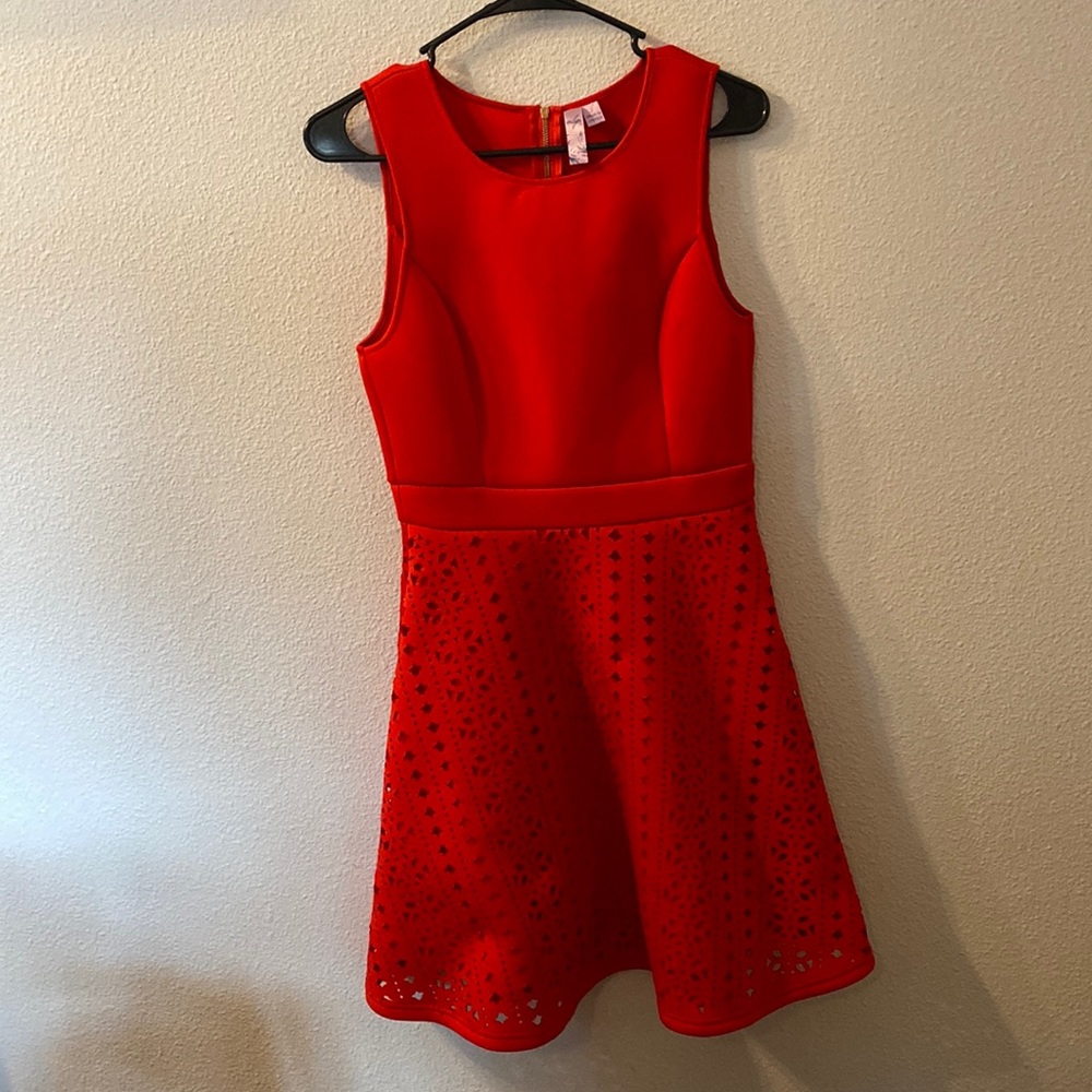 Alya red cutout dress size small